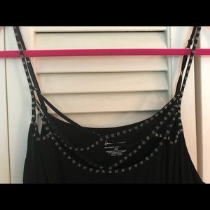 Lane Bryant Beaded Cage Front Tank